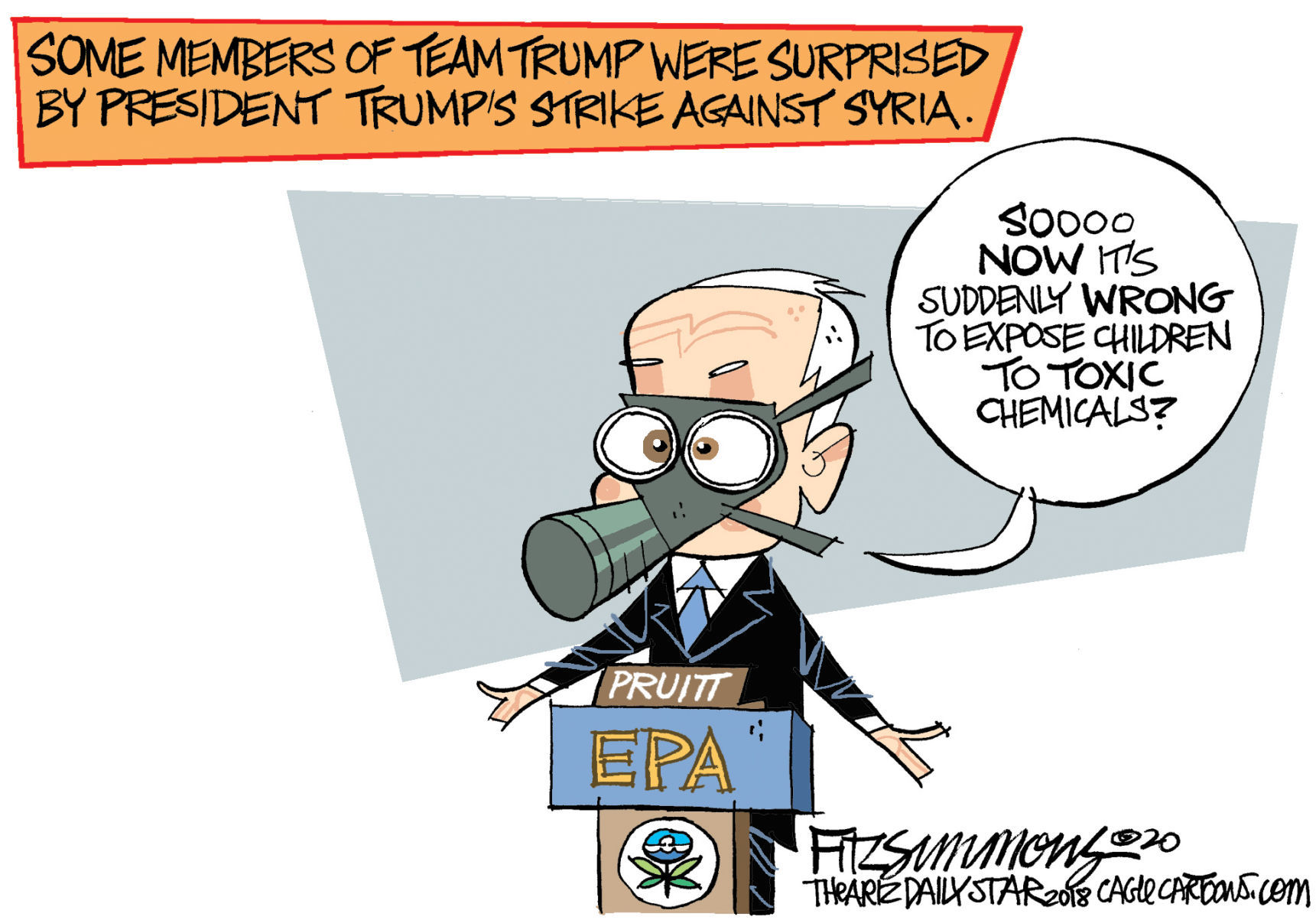 Daily Fitz Cartoon: Syria